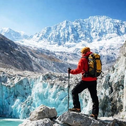 Expedición de alta montaña en el Glaciar Quelccaya